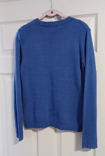 Carolyn Taylor Langarm Pullover, 100% Acryl, Schneemann Paar, Größe S - Bild 3 von 10