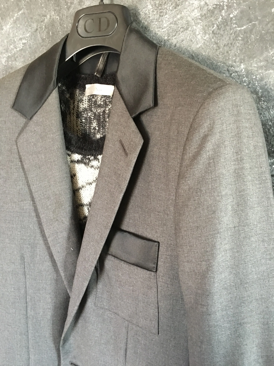 Rare Dior Homme FW07 Runway Satin Trim Blazer 44 Hedi Celine Rare Dior Homme FW07 Runway Satin Trim Blazer 44 Hedi Celine