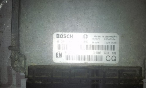 Opel Astra 1999 ECU Engine Computer (Engine Control Unit) 02810018 #1086-83