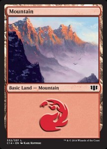 Mountain (332) x4 - Commander 2014 - NM-Mint, English - Commander 2014