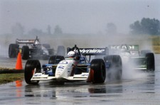 Gil de Ferran Walker Racing Reynard 99i Honda leads Paul Tracy Tea- Old Photo