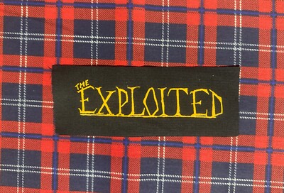 The Exploited DIY Patch- Punk Crust Black Flag Off Leftover Crack Oi