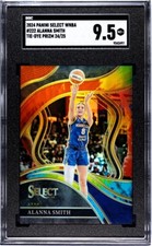 2024-25 Panini Select WNBA #222 Alannia Smith SGC 10 Tye-Dye Prizm /25 Lynx