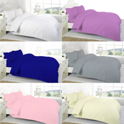 Ägyptische Baumwolle Bettdecke Quilt Cover Bettwäsche Set Single Double King Size Bettwäsche