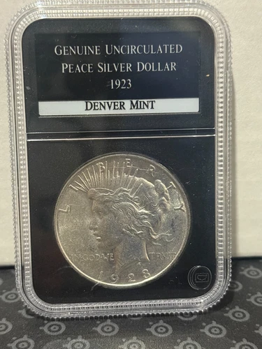1923 Denver Mint  $1 Peace Dollar UNCIRCULATED Guaranteed Genuine