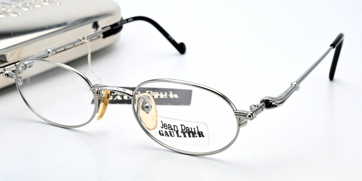 JEAN PAUL GAULTIER Brille 55-0012 2 46-19 145 Oval Metall JEAN PAUL GAULTIER Brille 55-0012 2 46-19 145 Oval Metall