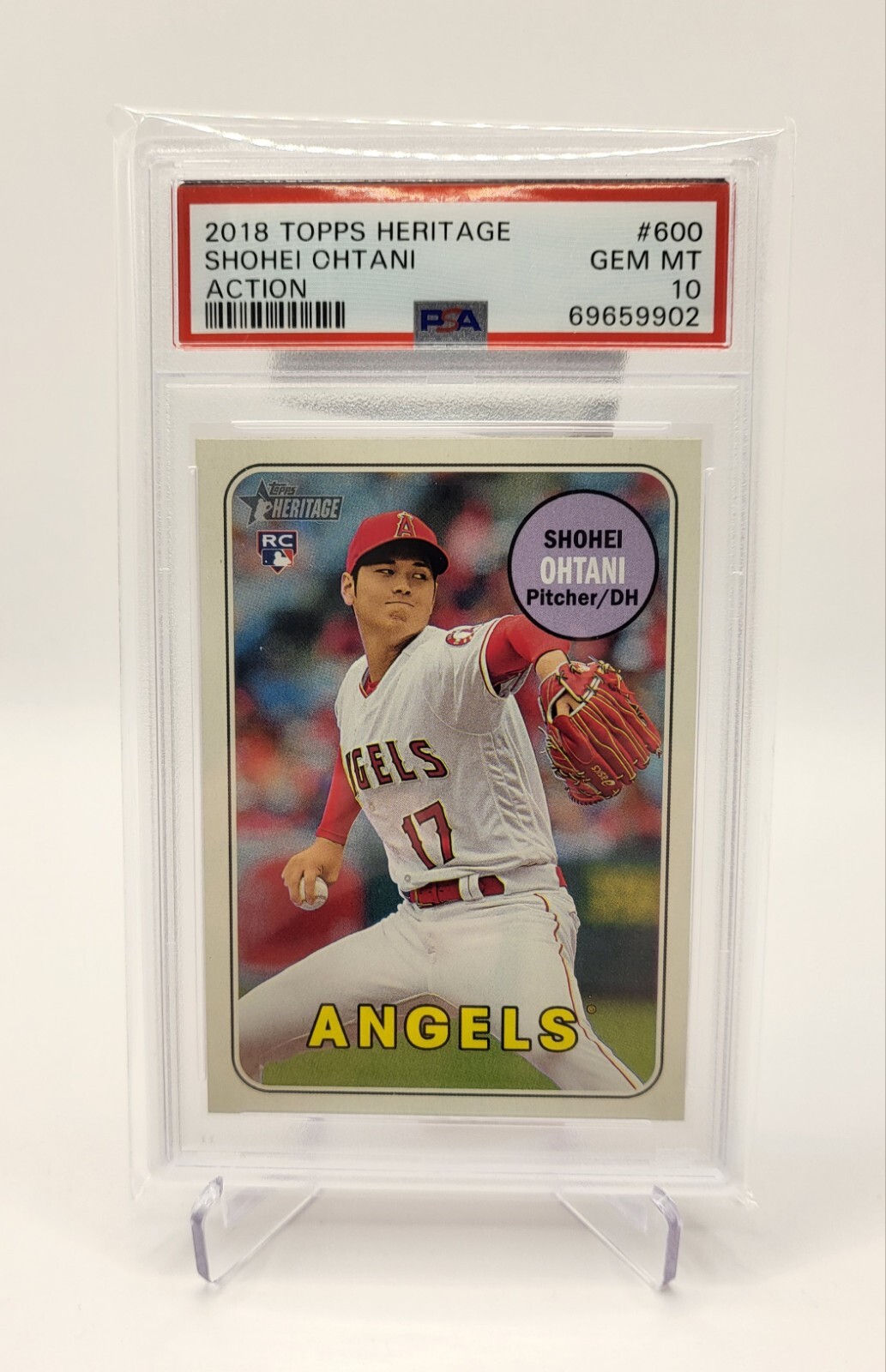 大谷翔平　2018 Topps Heritage＃600-ルーキー 大谷翔平 2018 Topps Heritage＃600-ルーキー 大谷翔平 2018 Topps