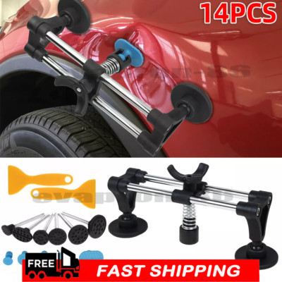 Car Paintless Dent Puller Bridge Tool Lifter Auto Body Repair Hail Removal Kit