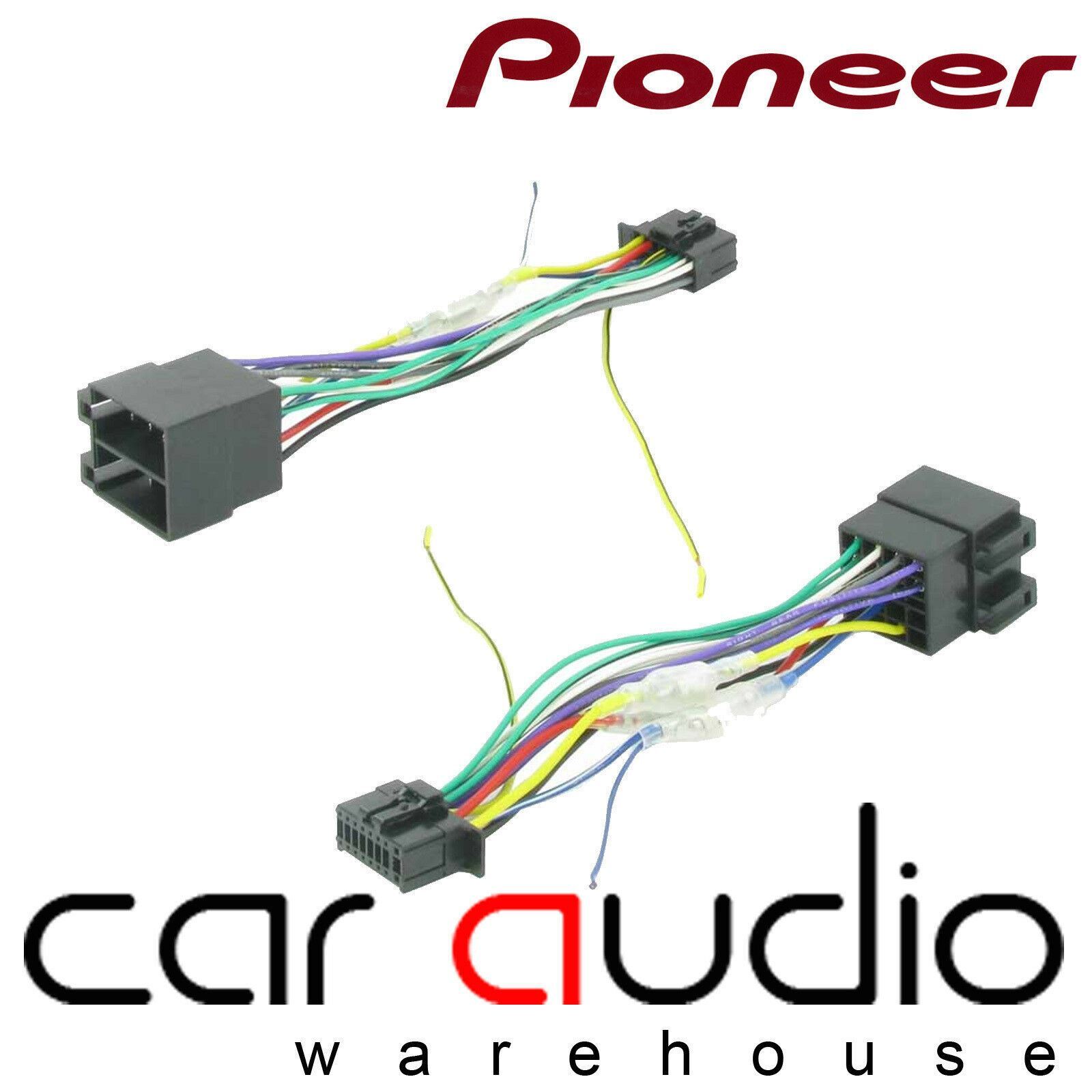 Pioneer 16 Pin ISO Head Unit Replacement Car Stereo Wiring Harness