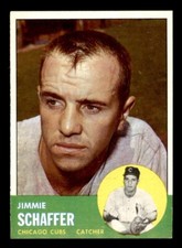 1963 Topps Baseball #81 Jimmie Schaffer EX/MT *f2