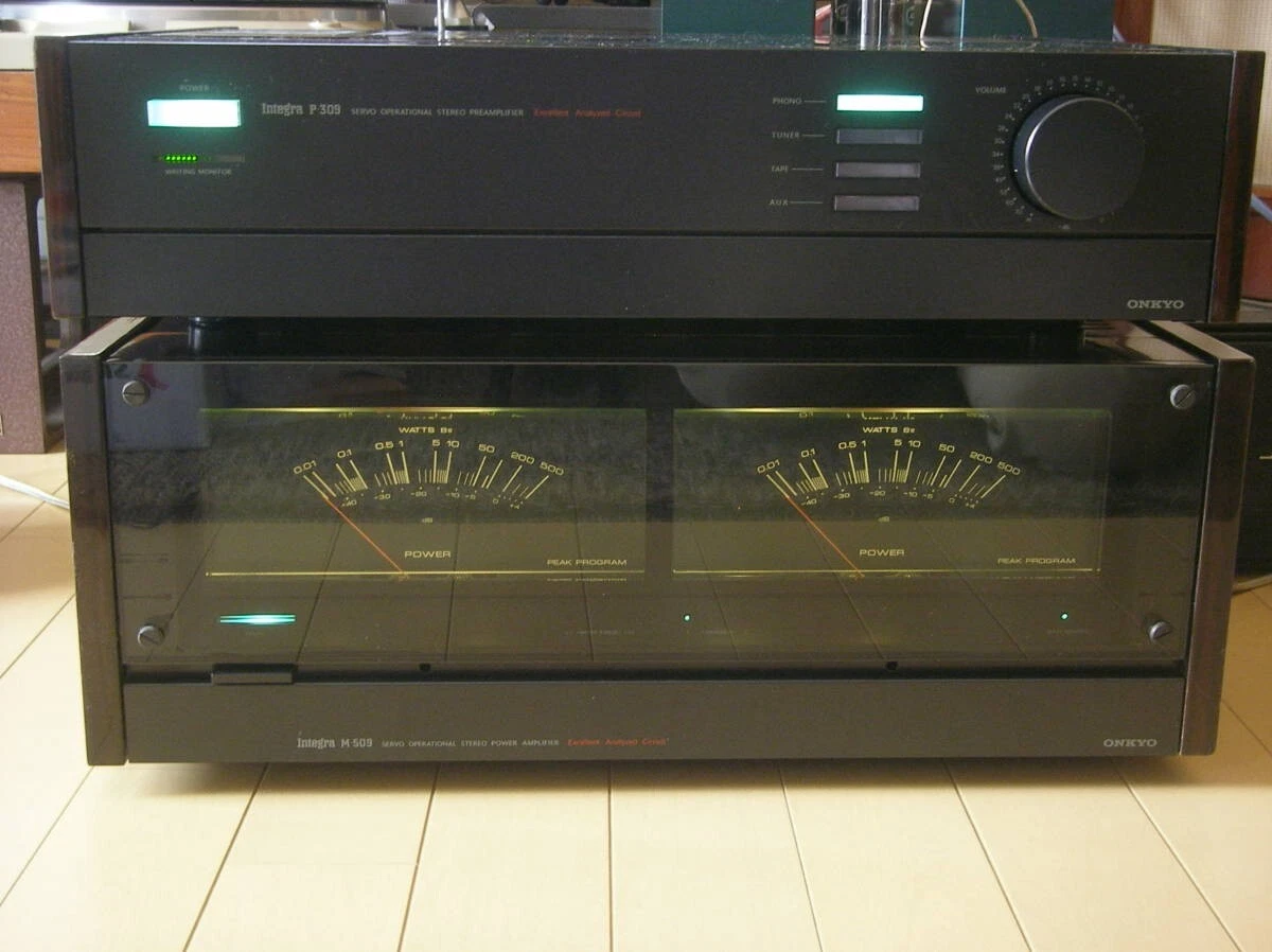 ONKYO P-309プリアンプ 中古美品 オンキョー ONKYO P-309 プリアンプ