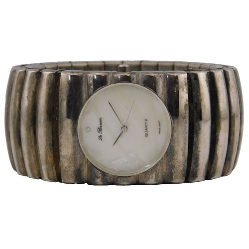Le Baron Gold Tone Quartz Bracelet Watch Japan Movt | eBay display picture 1