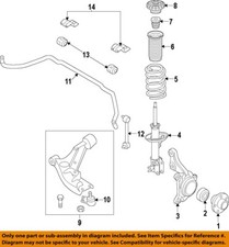 GM OEM 16-22 Spark Front Suspension Struts Components-Strut Mount 13502180