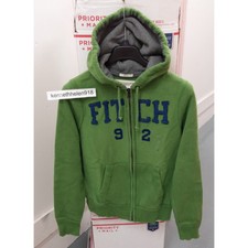 ABERCROMBIE FITCH ELK LAKE HOODIE SWEATSHIRTS GREEN MENS SIZE S,M,L