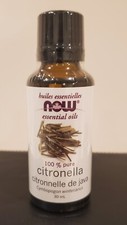 NOW Citronella Oil 1 fl oz/30 ml Aromatherapy LOT of 2