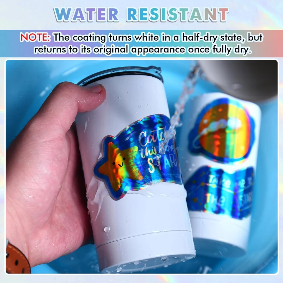 60 PK Mixed Koala Holographic Vinyl Sticker Paper Waterproof 8.5x11 Inkjet Laser - Image 4 of 4