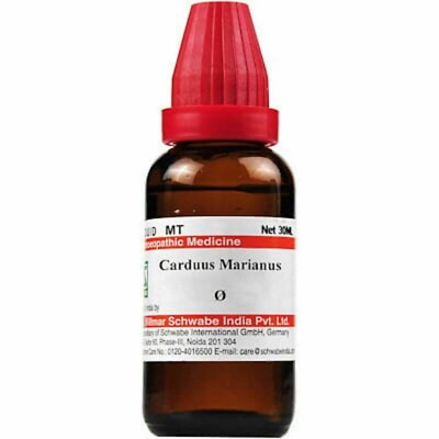 Dr Willmar Schwabe India Carduus Marianus Mother Tincture Q (30ml) - F/S