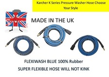 Karcher K2 Series Pressure Washer HOSE 100% RUBBER KINK & TANGLE FREE 