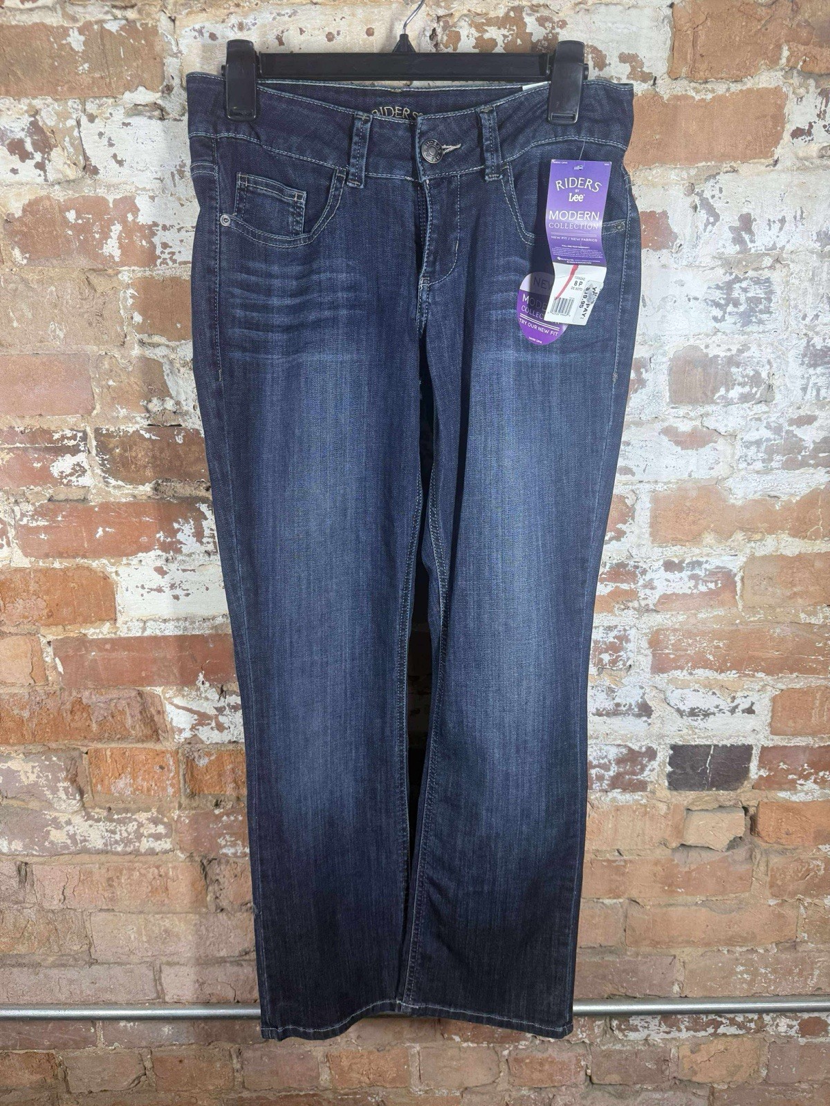 Womens 8 P Denim Classic Fit Modern Series Curvy Bootleg
