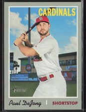 2019 Topps Heritage #414 Paul DeJong Short Print SP