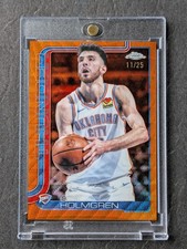 2025-26 Topps Chrome CHET HOLMGREN Orange Wave Refractor # /25 SSP OKC Thunder
