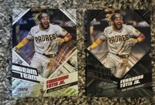2021 topps beam team fernando tatis jr Lot. White Wave Ref. And Black /99