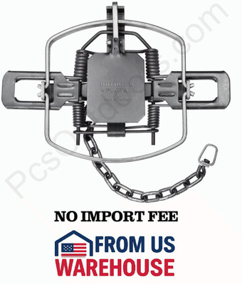 Bridger #5 4x4 Coil Spring Trap 7.5'' Jaw Spread 6 Pack Beaver Wolf Otter