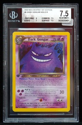 Gengar #6/105 Neo Destiny 1st Edition BGS 7.5 Pokemon Card