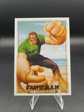 2024 SkyBox Marvel Masterpieces 92 Platinum SANDMAN Leather PARALLEL #77