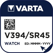 3x Varta Watch V 394 Watch Cell Button Cell SR936SW 67mAh Silver Oxide 1 Seri...