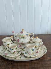 Delton Products Corp 10-Piece Child's Tea Set Ligonberry Design Gorgeous