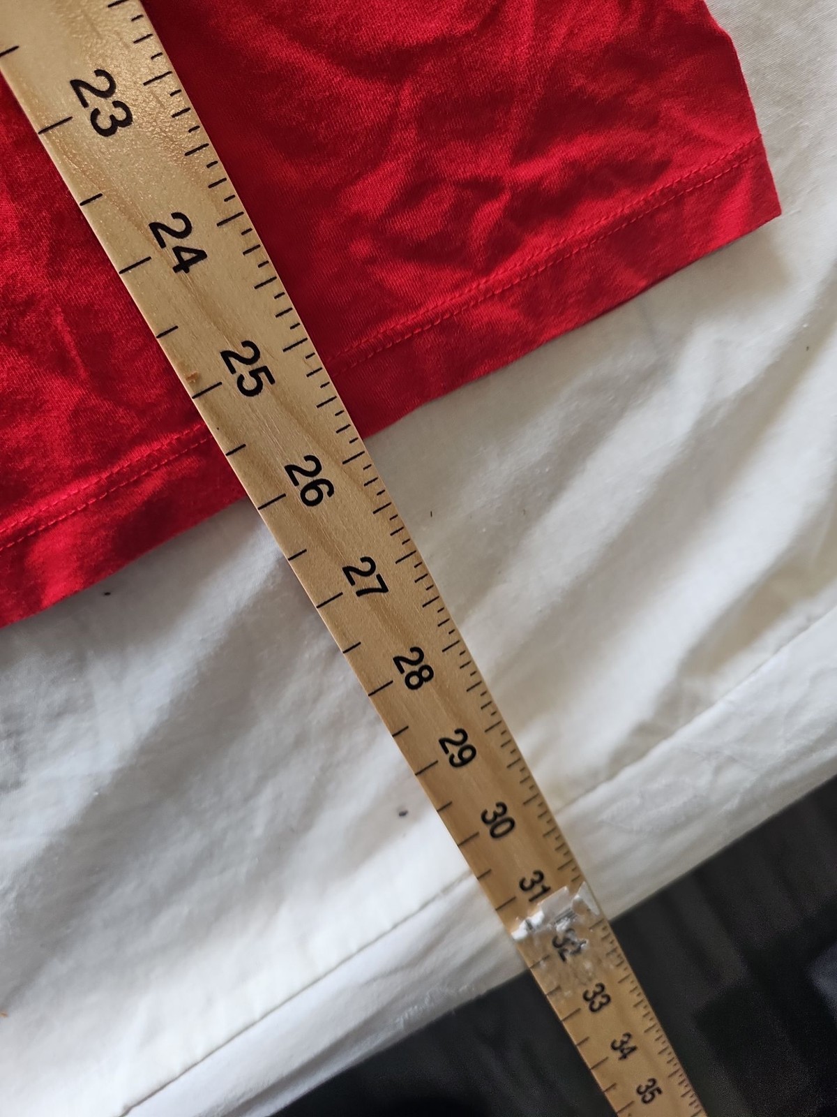 Calvin Klein Jeans Red Logo Graphic T-Shirt Small I607 image 8