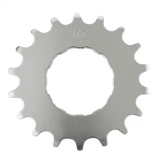 Enviolo 17T Flat Sprocket, 3/32", Nickel Plated, Snap Ring Mount, Cog Only