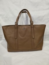VINTAGE Tory Burch Landon Tote Cognac Leather brown leather Size OS