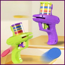 1pc Foam Disc Launcher Flying Disc Handheld Shooter Indoor Shooting Game Outdoor