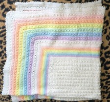 Handmade Crocheted Baby Blanket