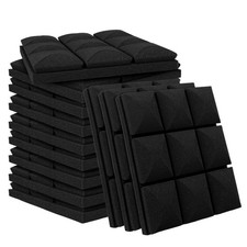 6 Pack Acoustic Panels 12 x 12 x 2 Inches, Sound Proof Foam Panels for Wall, ...