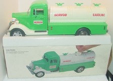 SERVCO GASOLINE TANKER TRUCK BANK BATTERY OPERATED IN ORIGINAL BOX