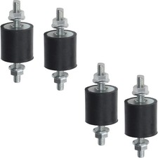 4pcs 20 x 15mm Rubber Mounts Rubber Vibration Isolator Mounts Shock Absorber wit