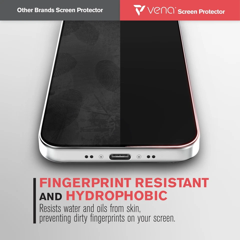 Протектор экрана Vena 3x для Apple iPhone 17 iPhone 16 Pro прозрачное закаленное стекло - Изображение 4 из 4