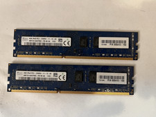 Lot of 2 Hynix HMT351U6CFR8C-PB PC3-12800U DDR3 4GB RAM Memory