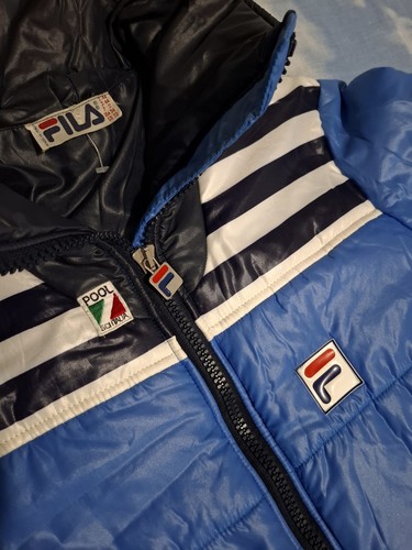 JACKET vintage 80's FILA Biellese era Borg TG.44 circa S/M made in Italy RARE - Foto 7 di 17