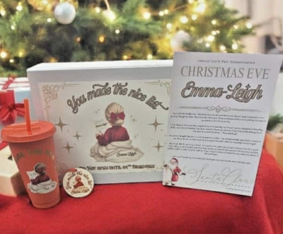 Luxus personalisierte Weihnachtsgeschenkbox, Heiligabendbox, Heiligabendpaket verfügbar