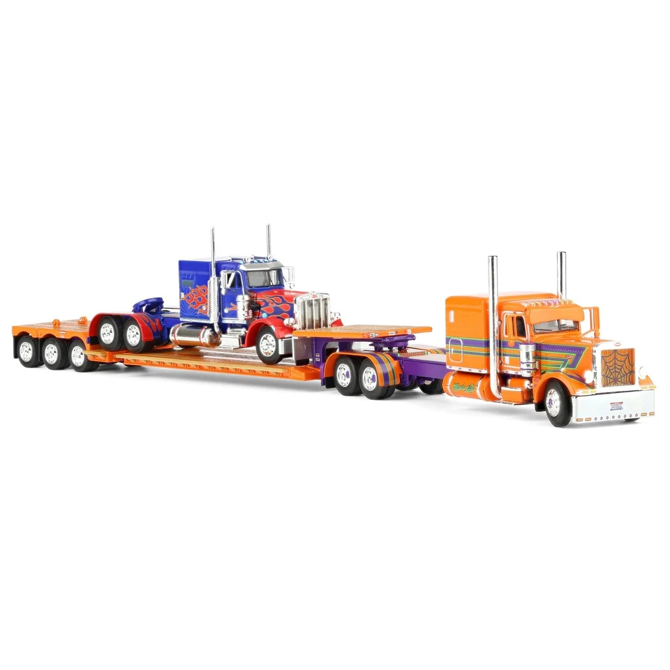 First Gear DCP 1/64 Peterbilt 389 &359 Semi Fontaine Lowboy Sadie Rae 60-2140 - Image 2 of 4