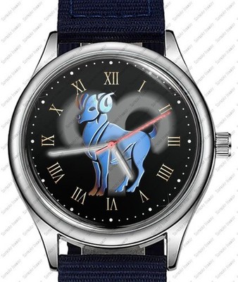 Astrological Star Sign Aries Trendy 38mm Face Wrist Watch