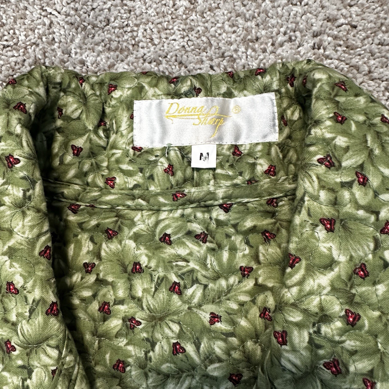 Vintage Donna Sharp Quilted Patchwork Jacket Wome… - image 4