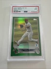 2022 Topps 1st Edition Mike Trout #27 Green Foil parallel #d/150 PSA 10. POP 2