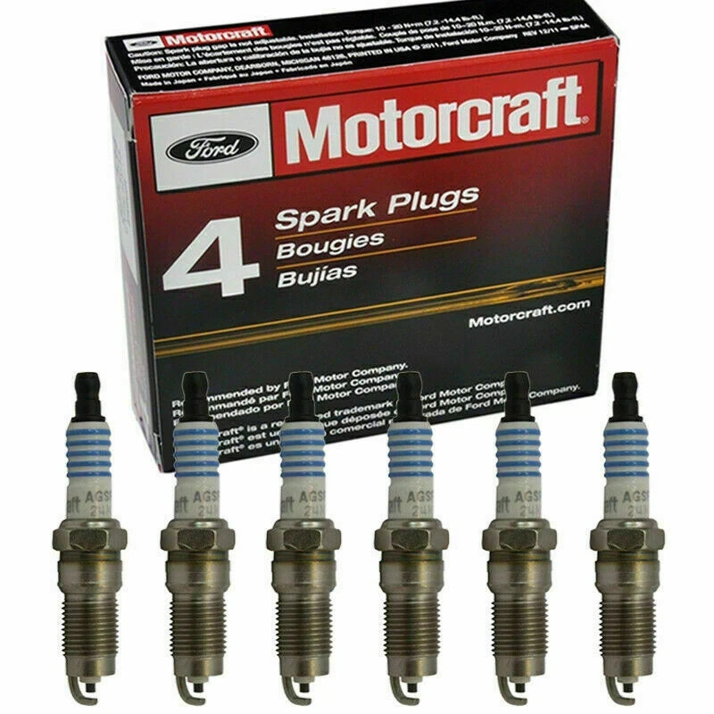 FORD RANGER MUSTANG EXPLORER 6 MOTORCRAFT SPARK PLUGS SP412X AGSF24N OEM COLOGNE