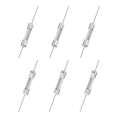 10 Pcs 250V F15A Fast Blowing Fuse Lead Wire 6mm x 32mm Ceramic Fuses