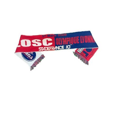 Echarpe Football LOSC Olympique Lyonnais Saison 2007-2008 Vintage